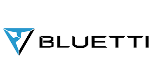 BLUETTI logo displaying a stylized blue and black triangular emblem next to the word “BLUETTI” in a sleek, modern geometric font.