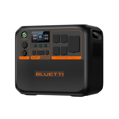 BLUETTI AC200P L Portable Power Station 2,400W 2,304Wh (P-AC200PL-US-GY-BL-010)