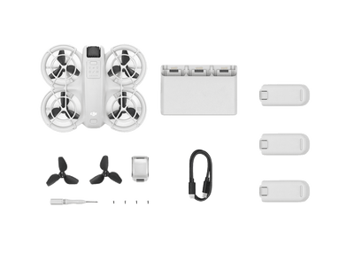DJI Neo Combo | Palm-Sized 4K Stabilized Video Drone with 3 Batteries (CP.FP.00000218.01)
