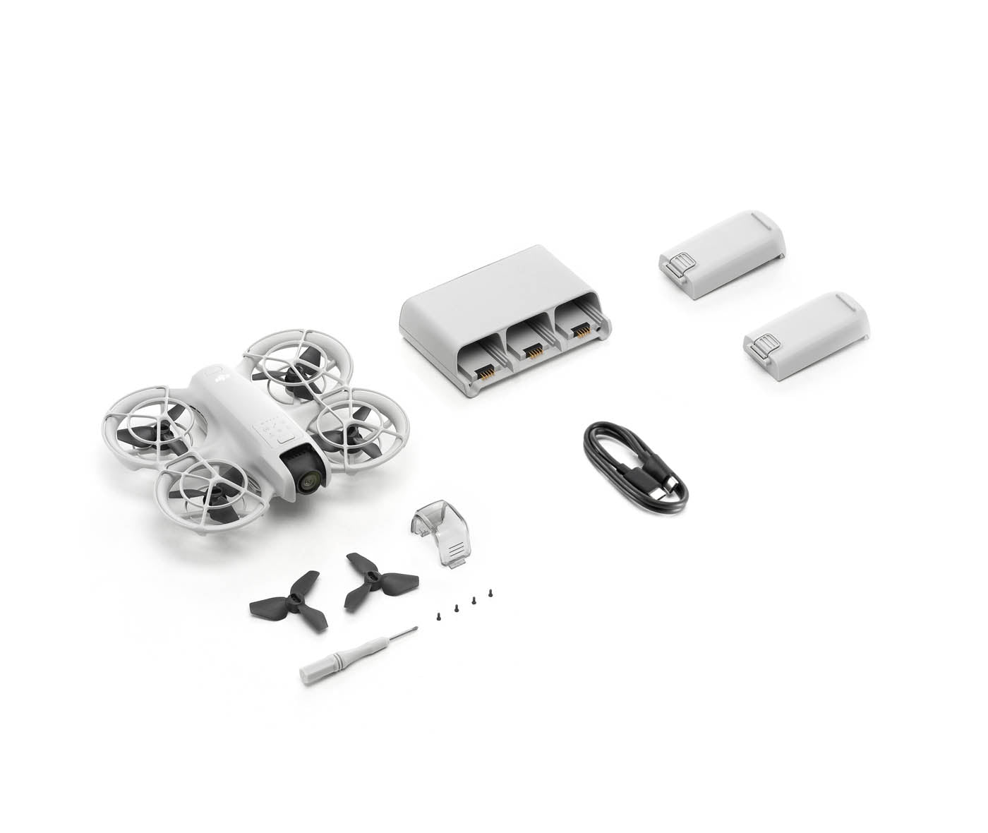 DJI Neo Combo - Palm-Sized 4K Stabilized Video Drone with 3 Batteries (CP.FP.00000218.01)