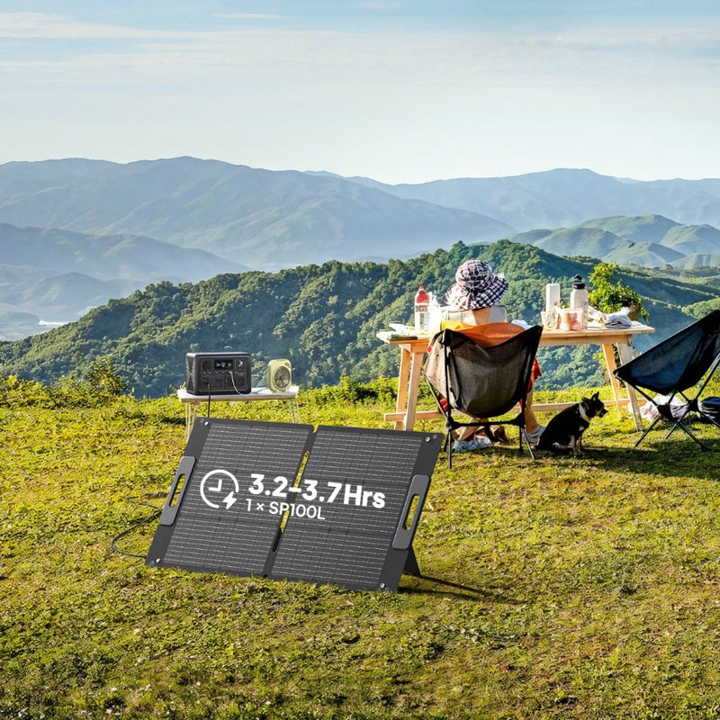 BLUETTI SP100L 100W Portable Solar Panel for Power Stations (P-SP100L-UJ-NO-BL-010)