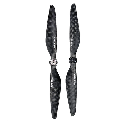 xpece one fishing drone pair of black carbon fiber propellers