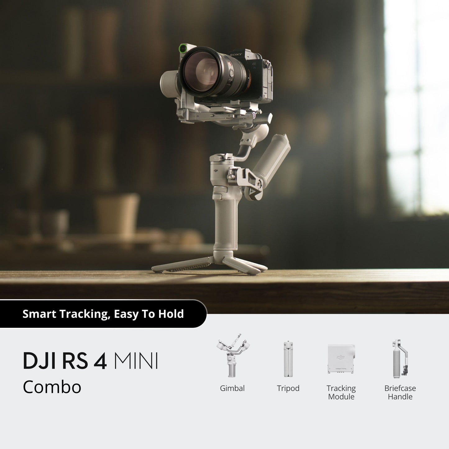 DJI RS 4 Mini Combo | Handheld Camera Stabilizer | Lightweight 3-Axis Gimbal
