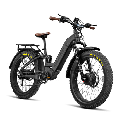 Rambo Hellcat FS All-Wheel Drive Fat Tire Electric Bike | 48V 20Ah Dual 1000W Hub Motors Built-In Cargo Rack