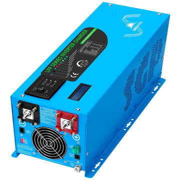 SunGoldPower 3000W Low-Frequency Inverter | Pure Sine Wave | DC 24V to AC 120V (LFP3K24V120VSG)
