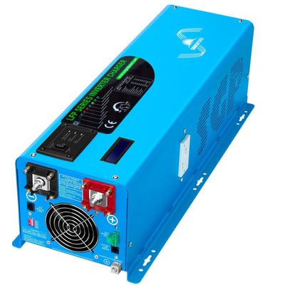 SunGoldPower 6000W DC 48V Split Phase Pure Sine Wave Inverter With Charger (LFP6K48V230VSP)