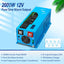 SunGoldPower 3000W Low-Frequency Inverter | Pure Sine Wave | DC 12V to AC 120V (LFP3K12V120VSG)
