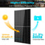 SunGoldPower 550 Watt Monocrystalline PERC Solar Panel UL 61730 (SG-550WMx4)