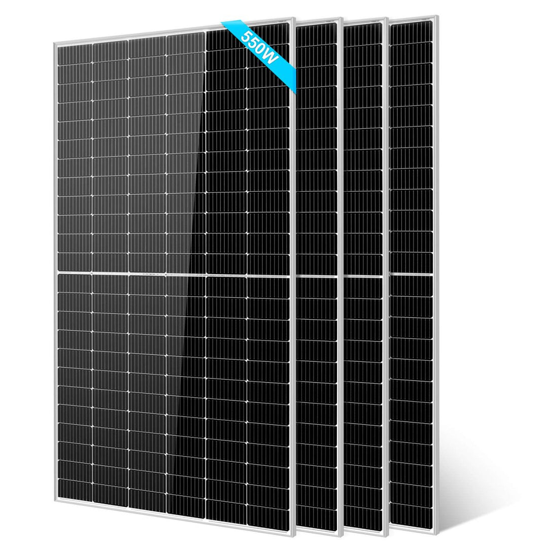 SunGoldPower 550W Monocrystalline Solar Panel | High-Efficiency | All-Black Durable Solar Power Solution (SG-550WM)