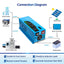 SunGoldPower 3000W Low-Frequency Inverter | Pure Sine Wave | DC 12V to AC 120V (LFP3K12V120VSG)