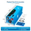 SunGoldPower 4000W Low-Frequency Split-Phase Inverter | Pure Sine Wave | DC 12V to AC 120V/240V (LFP4K12V240VSP)