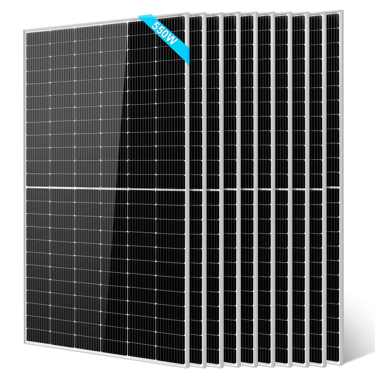 SunGoldPower 550 Watt Monocrystalline PERC Solar Panel UL 61730 (SG-550WMx4)