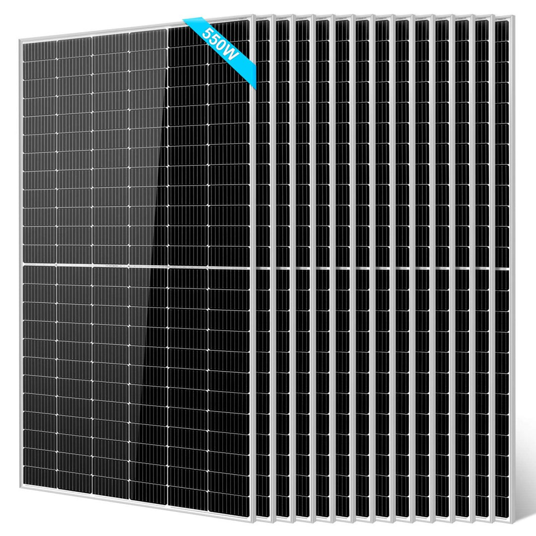 SunGoldPower 550W Monocrystalline Solar Panel | High-Efficiency | All-Black Durable Solar Power Solution (SG-550WM)