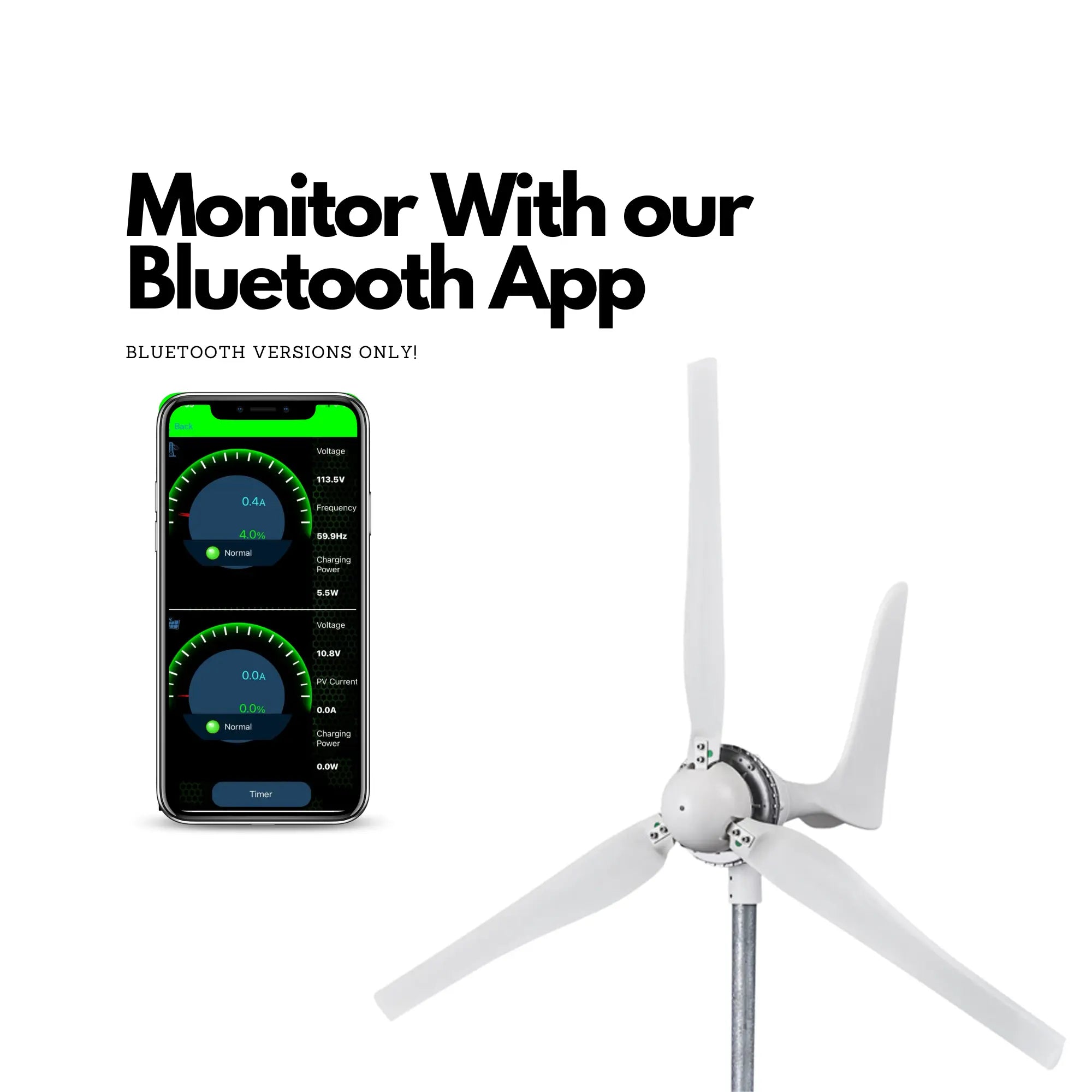 Automaxx Windmill 1500W Wind Turbine Generator Kit – Off-Grid Renewable Power for Homes & RVs (DA1500A9DE)
