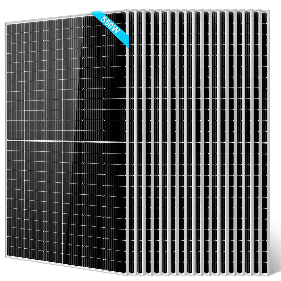 SunGoldPower 550W Monocrystalline Solar Panel | High-Efficiency | All-Black Durable Solar Power Solution (SG-550WM)