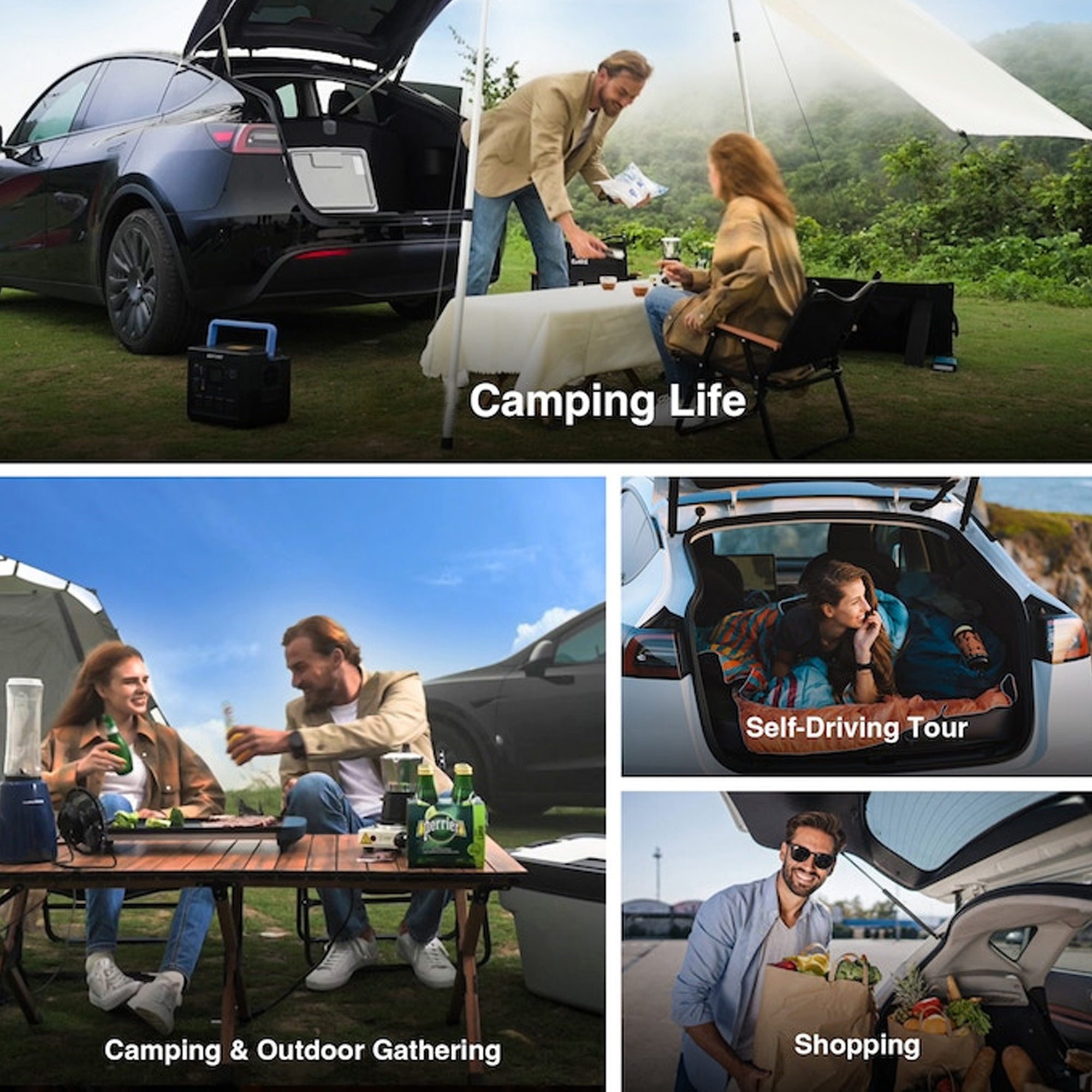 ACOPOWER TesFridge Portable Freezer Specially Designed for Tesla Model Y (HY-T-35)