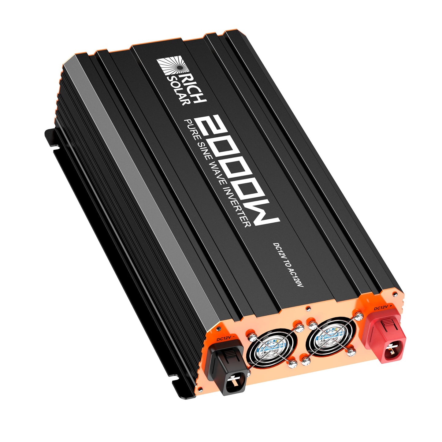 Rich Solar NOVA PURE 2K | 2000 Watt (2kW) 12 Volt Industrial Pure Sine Wave Inverter | Powerful 2000W 12V Off-Grid Inverter for RVs, Trailers, Campers, Vans, Trucks, Overlanders, Boats | Top Rated (RS-V2P12)