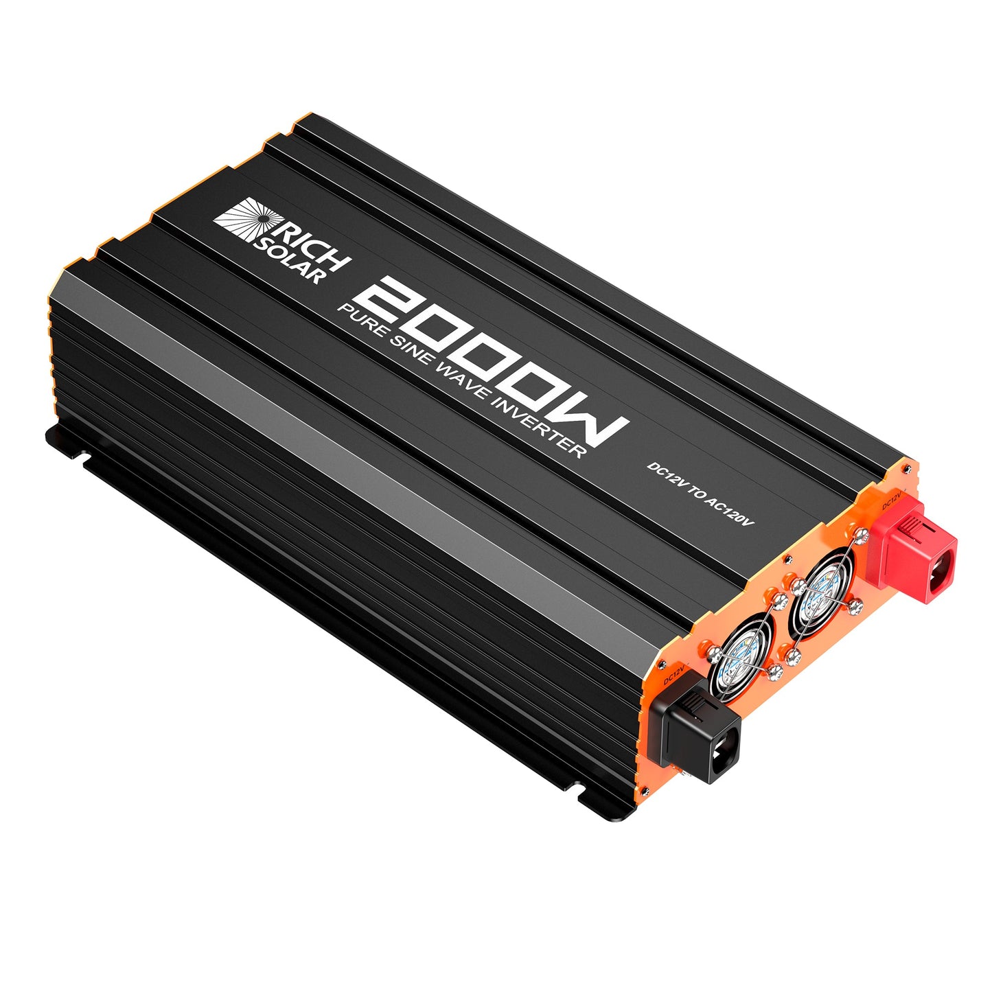 Rich Solar NOVA PURE 2K | 2000 Watt (2kW) 12 Volt Industrial Pure Sine Wave Inverter | Powerful 2000W 12V Off-Grid Inverter for RVs, Trailers, Campers, Vans, Trucks, Overlanders, Boats | Top Rated (RS-V2P12)