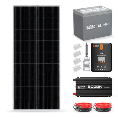 Rich Solar 200 Watt Complete Solar Kit (RS-CK200)