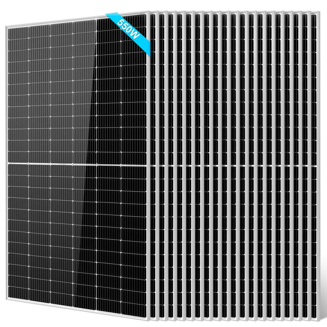 SunGoldPower 550W Monocrystalline Solar Panel | High-Efficiency | All-Black Durable Solar Power Solution (SG-550WM)
