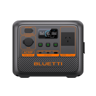 BLUETTI AC50P Portable Power Station 700W 504Wh (P-AC50P-US-GY-BL-010) - Do not active