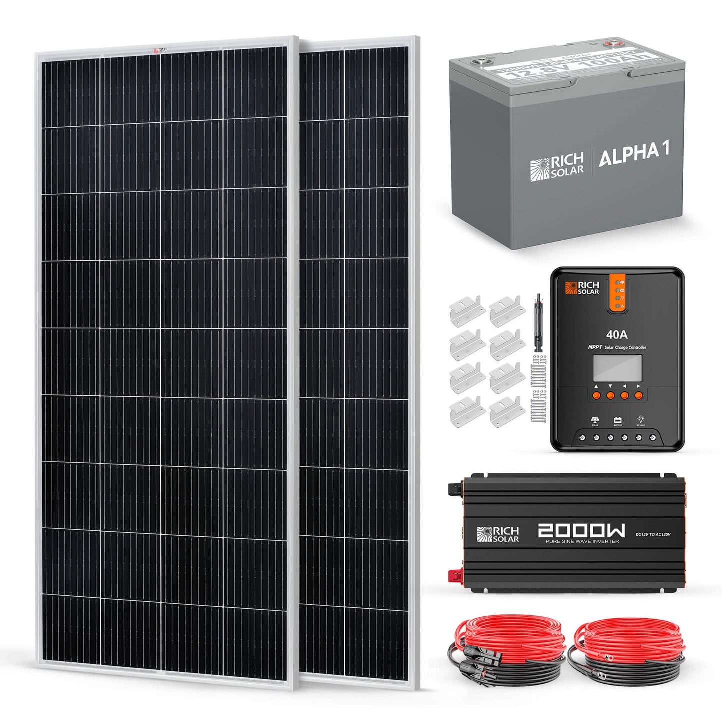 Rich Solar 400 Watt Complete Solar Kit (RS-CK400)