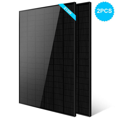 SunGoldPower 415W Mono Black Solar Panel | High-Efficiency | Durable Solar Energy Solution (SG-415WM)