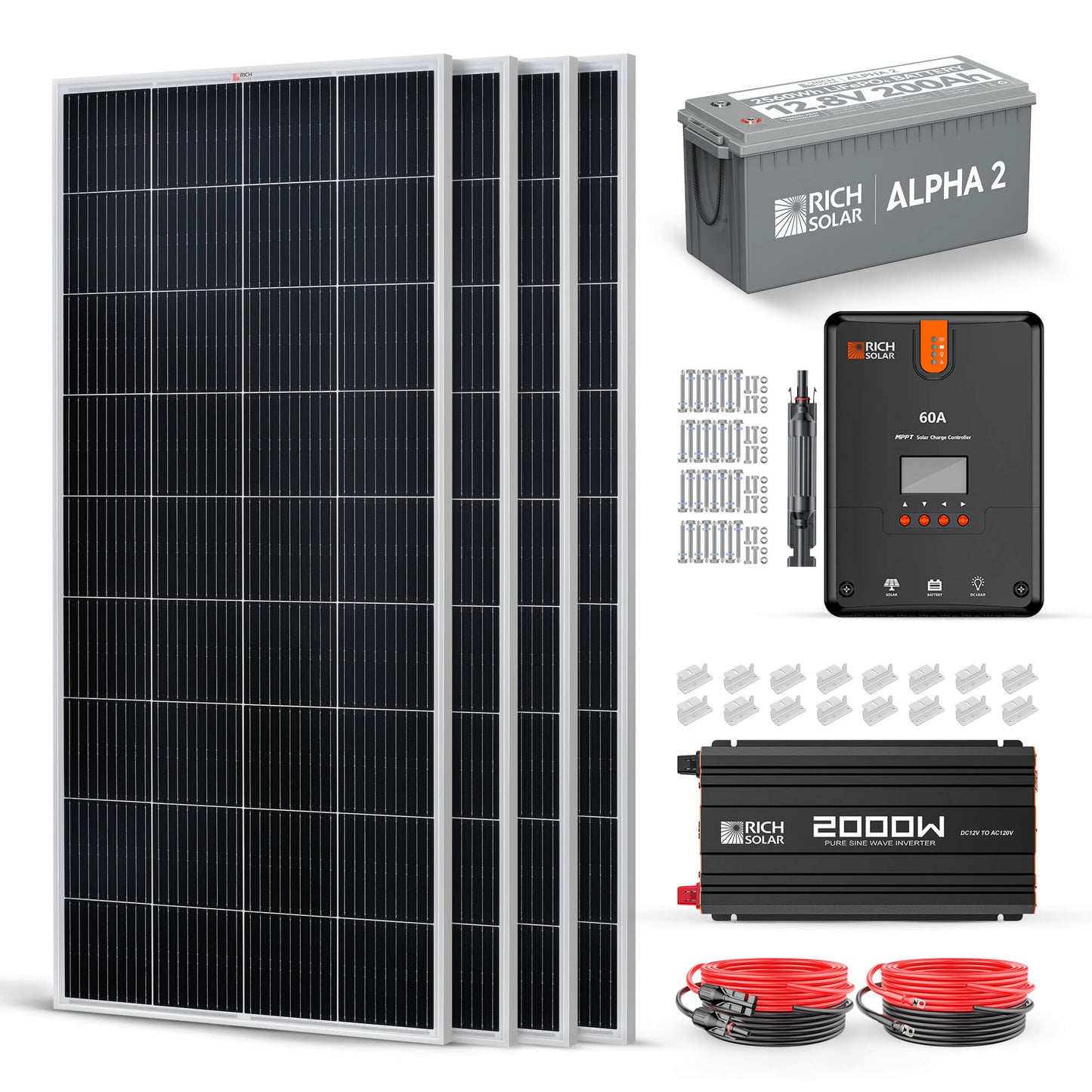Rich Solar 800 Watt Complete Solar Kit (RS-CK800)