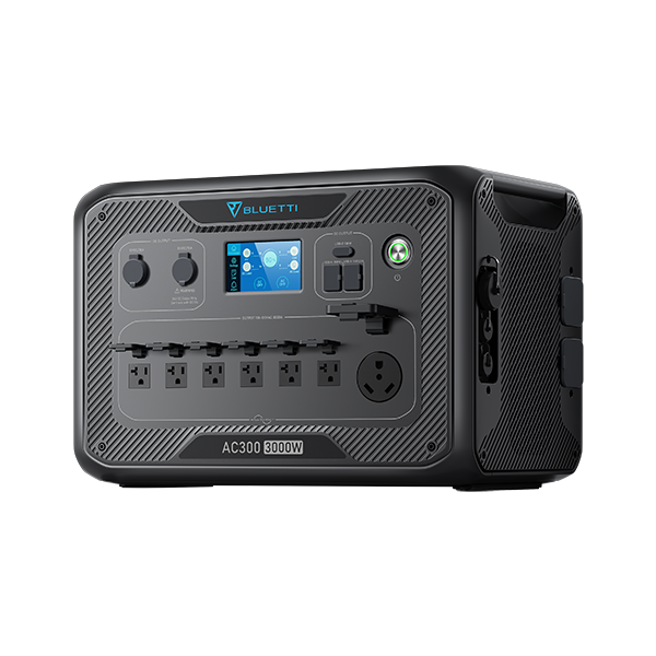 BLUETTI AC300 + B300K Home Battery Backup System 3.000W 2.764,8Wh (AC300-3-58-SPFUS-00)