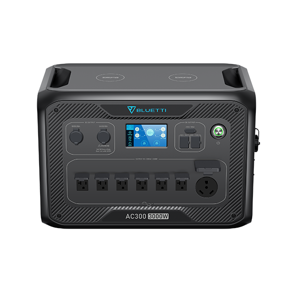 BLUETTI AC300 + B300K Home Battery Backup System 3.000W 2.764,8Wh (AC300-3-58-SPFUS-00)