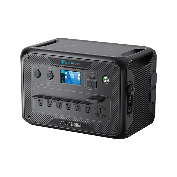 BLUETTI AC300 + B300K Home Battery Backup System 3.000W 2.764,8Wh (AC300-3-58-SPFUS-00)