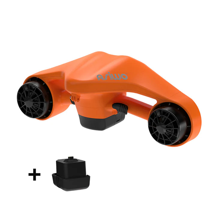 ASIWO Manta Sea Scooter | Underwater Scooter 40M | 3-Speed Settings and Camera Mount (EL-SS01)