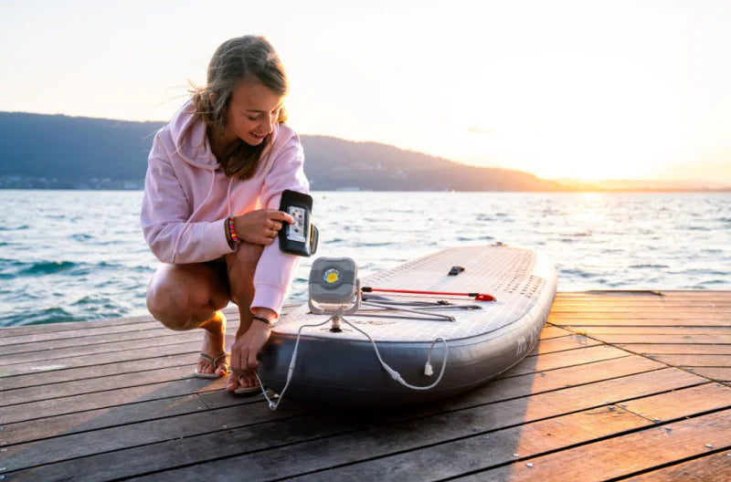 Aqua Marina GLOW 10′4″ | First-Ever Glowing Inflatable SUP | All-around SUP with Ambient Light System (BT-24GL)
