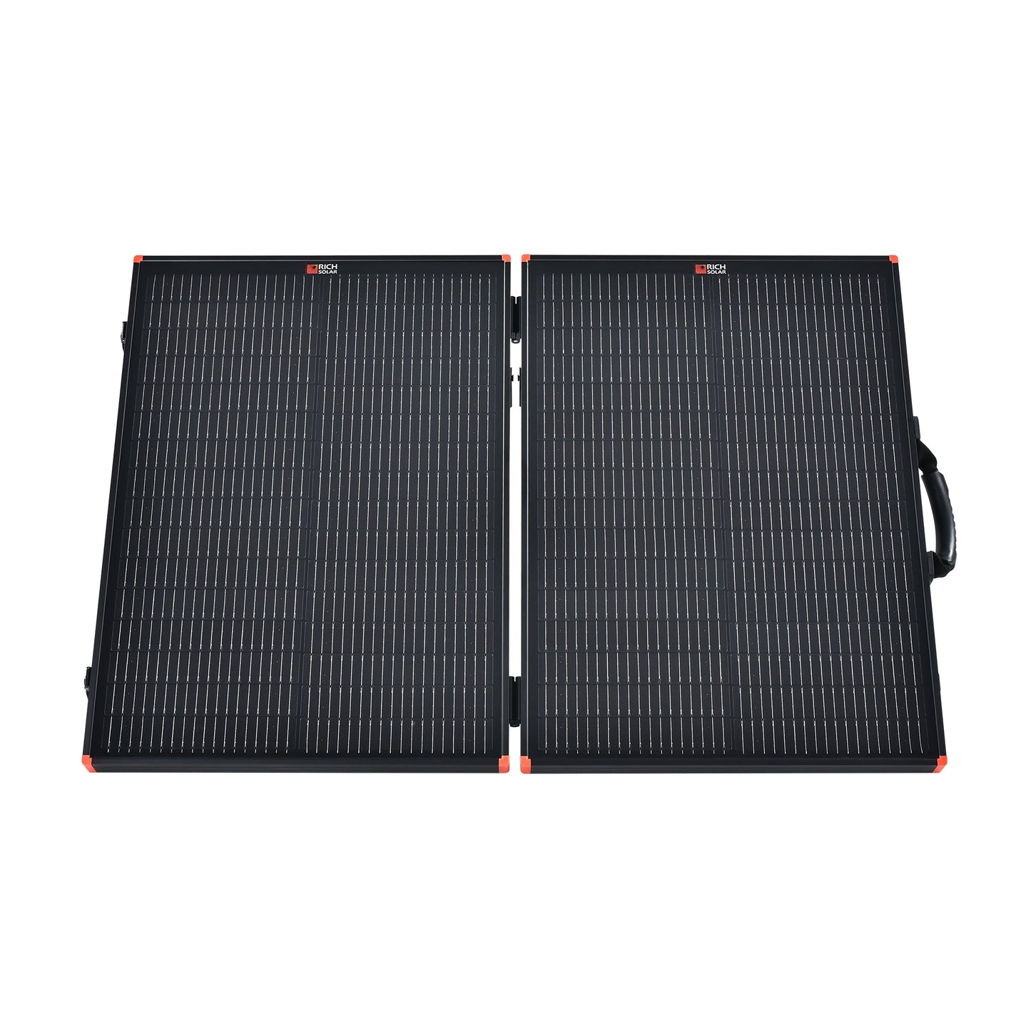 Rich Solar MEGA 100 Portable Briefcase Solar Panel | 100 Watt Portable Solar Panel | Premier 12V Portable Solar Panel for Generators, Power Stations, Vans | High Efficiency (RS-X100B)