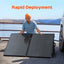 Rich Solar MEGA 200 Portable Briefcase Solar Panel | 200 Watt Portable Solar Panel | Powerful 12V Portable Solar Panel for Generators, Power Stations, Campers | High Efficiency (RS-X200B)