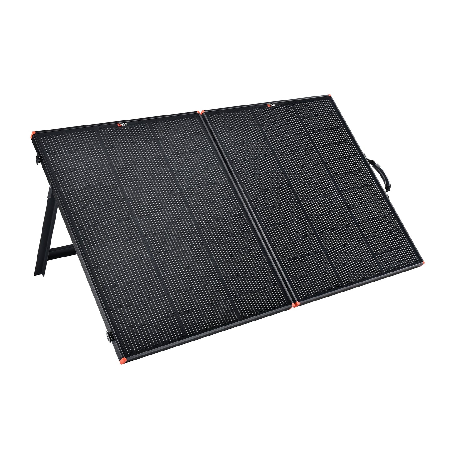 Rich Solar MEGA 200 Portable Briefcase Solar Panel | 200 Watt Portable Solar Panel | Powerful 12V Portable Solar Panel for Generators, Power Stations, Campers | High Efficiency (RS-X200B)