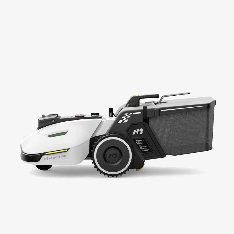 Mammotion Yuka 2000 automatic lawn mower side view