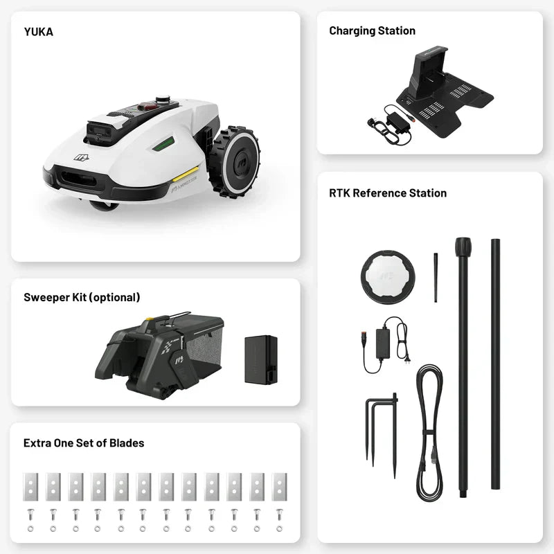 Mammotion Yuka 2000 automatic lawn mower kit