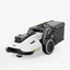 Mammotion Yuka 2000 automatic lawn mower front side view with bag