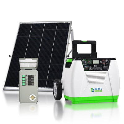 Nature’s Generator Gold – PE System | 1800W Solar Power Generator Kit for Home & RV (HKNGAUPE)