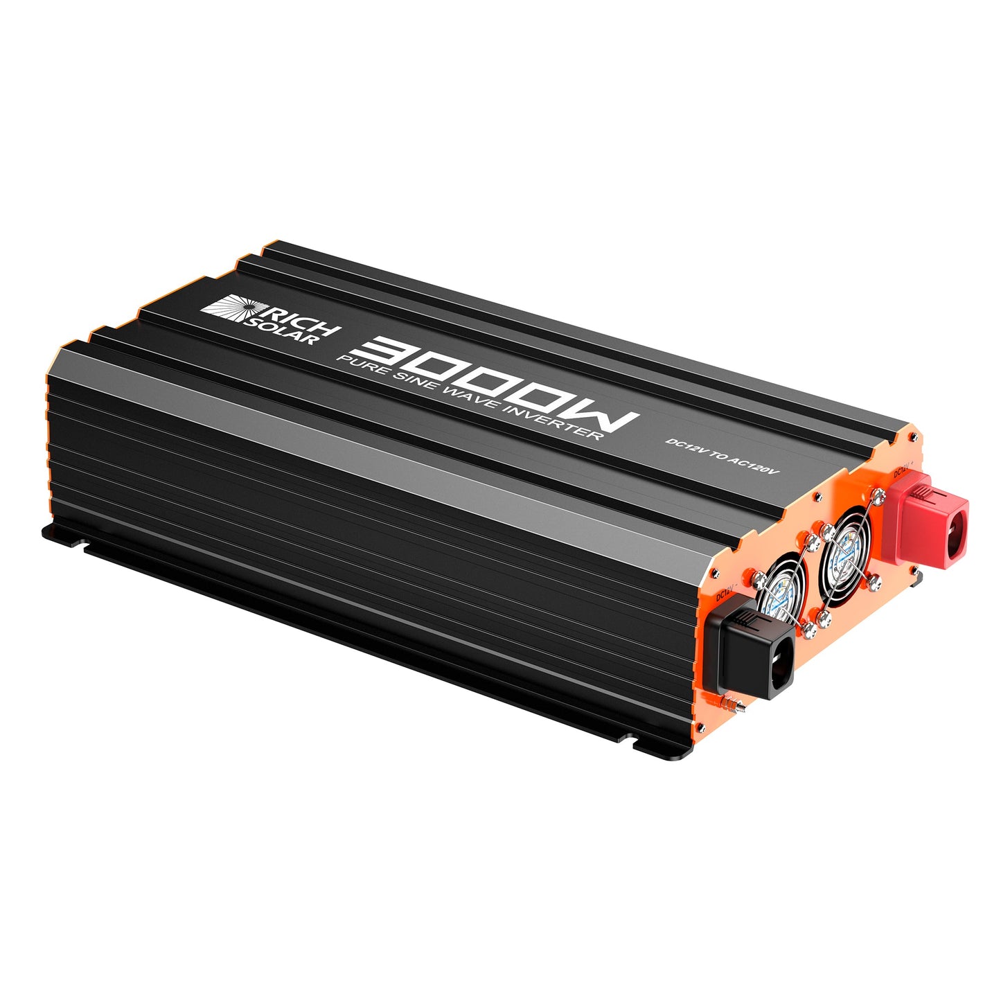 Rich Solar NOVA PURE 3K | 3000 Watt (3kW) 12 Volt Industrial Pure Sine Wave Inverter | Powerful 3000W 12V Off-Grid Inverter for RVs, Trailers, Campers, Vans, Trucks, Overlanders, Boats (RS-V3P12)