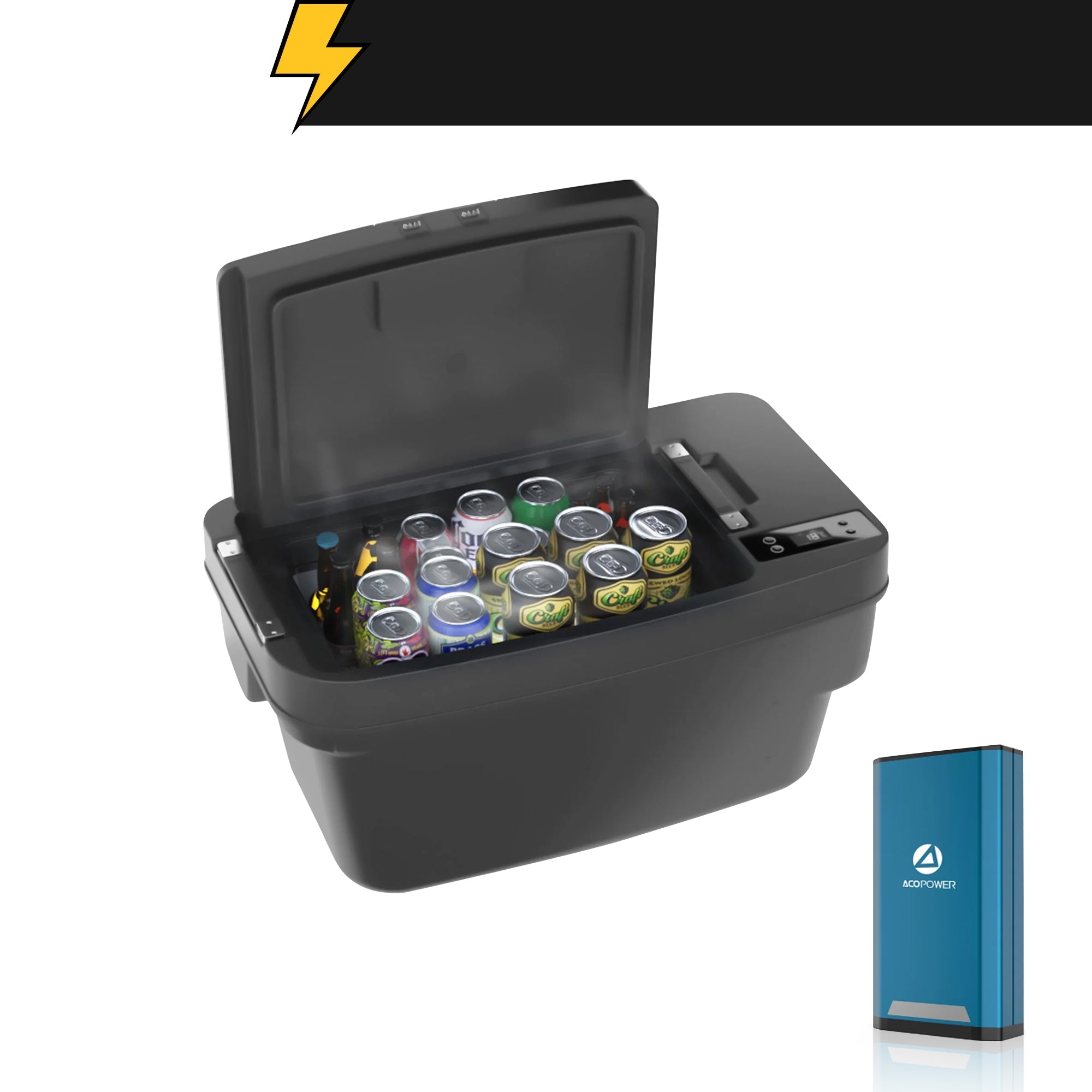 ACOPOWER TesFridge Portable Freezer Specially Designed for Tesla Model Y (HY-T-35)