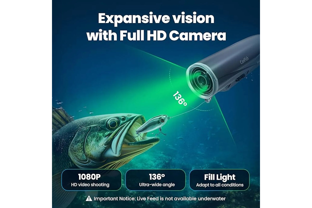 Chasing CanFish Fishing CamX Lure Action Camera (CanFish-X)