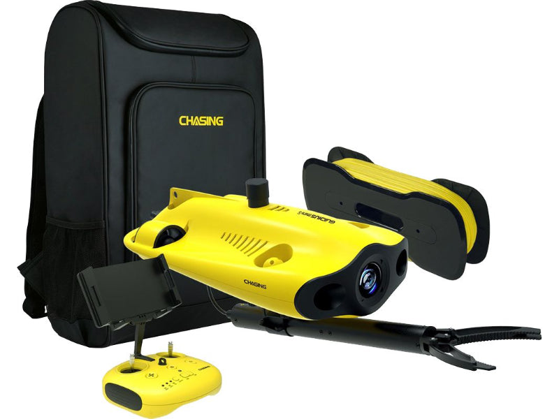 Chasing Gladius Mini S Underwater Drone Flash Package with 100m Cable plus Grabber Claw & Backpack (GMSFP-100)
