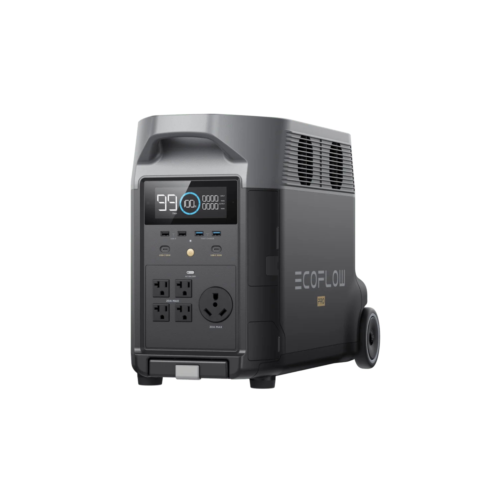 EcoFlow DELTA Pro Portable Power Station | 3.6-25kWh Expandable Capacity (DELTAPro-1600W-US)