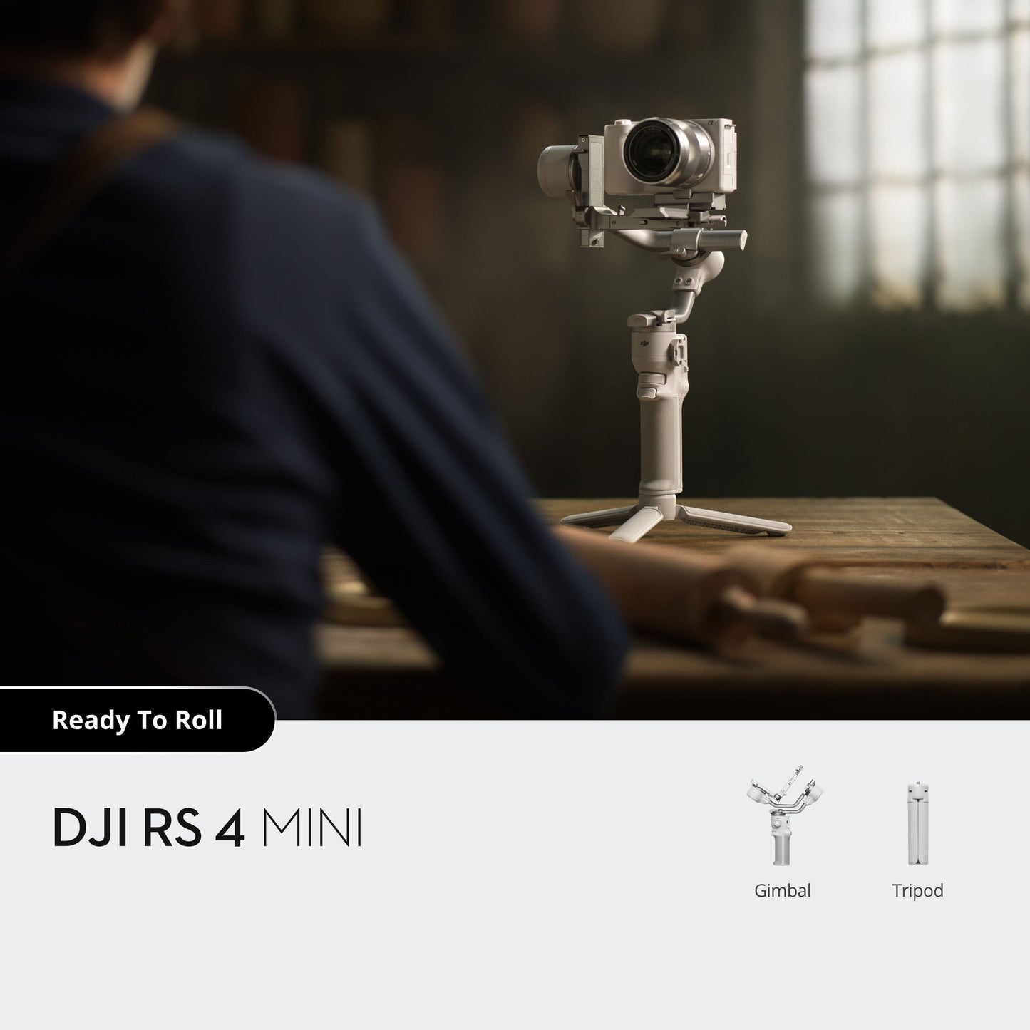 DJI RS 4 Mini Handheld Camera Stabilizer (CP.RN.00000442.03)