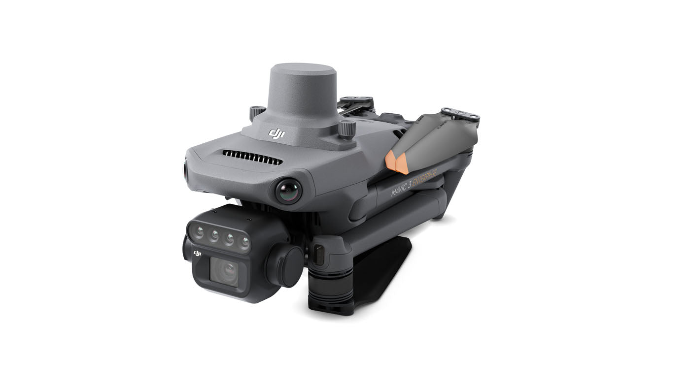 DJI Mavic 3M Multispectral Enterprise Drone featuring advanced sensors and compact design for enhanced aerial imaging.
