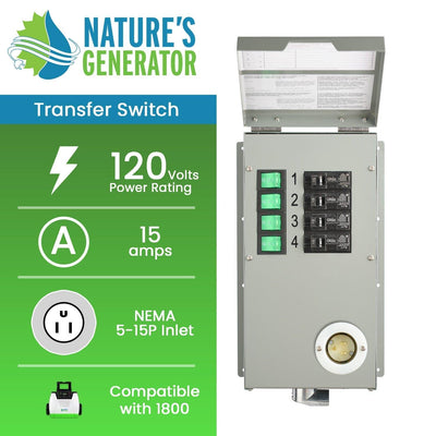 Nature's Generator Manual Transfer Switch (HKNGPTK)